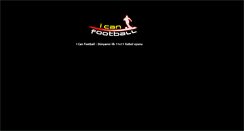 Desktop Screenshot of icanfootball.com